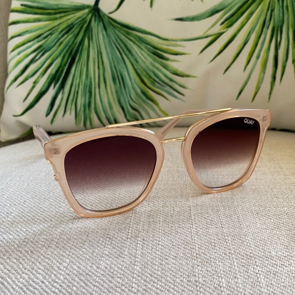 Quay Australia Accessories - Quay “Sweet Dreams” blush colored sunglasses